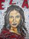 Ela 2 - Peter Mach - Acryl auf Leinwand - Portrait - Klassisch Ela 2 - Peter Mach - Acryl auf Leinwand - Portrait - Klassisch