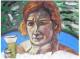 Champagner im Whirlpool - Peter Mach - Acryl auf Leinwand - Portrait - Klassisch Champagner im Whirlpool - Peter Mach - Acryl auf Leinwand - Portrait - Klassisch