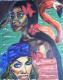 2 Frauen am See - Peter Mach - Ãl auf Leinwand - Portrait-Frauen-See - Klassisch 2 Frauen am See - Peter Mach - Ãl auf Leinwand - Portrait-Frauen-See - Klassisch