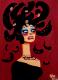 Gloria Swanson - Fritz Mährle - Acryl auf Leinwand - Portrait - Gegenständlich Gloria Swanson - Fritz Mährle - Acryl auf Leinwand - Portrait - Gegenständlich