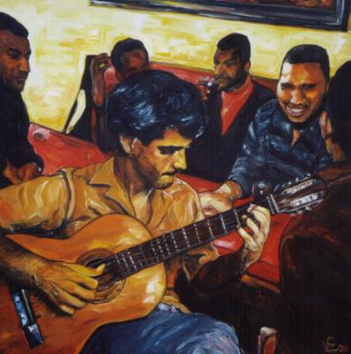 Gitarren-Spieler - Vera Eisberg - auf Array - Array - Gitarren-Spieler - Vera Eisberg - auf Array - Array -