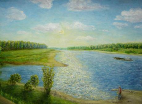 Rhein bei Benrath (2000) - Renate König - Array auf Array - Array - Array Rhein bei Benrath (2000) - Renate König - Array auf Array - Array - Array