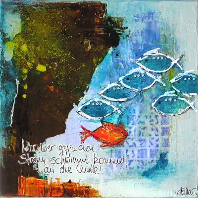 Nur wer gegen den Strom schwinmmt, kommt an die Qu - Ines Kollar - Array auf Array - Array - Nur wer gegen den Strom schwinmmt, kommt an die Qu - Ines Kollar - Array auf Array - Array -