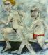 Strandläufer - Jeanette Geissler - Acryl-Kreide-Mischtechnik auf - Frauen-Männer-Sonstiges - Expressionismus-Figuration-Gegenständlich-Realismus Strandläufer - Jeanette Geissler - Acryl-Kreide-Mischtechnik auf - Frauen-Männer-Sonstiges - Expressionismus-Figuration-Gegenständlich-Realismus