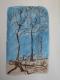 Dezemberstimmung im Park - Salzblatt Annette Schaefer - Aquarell auf - Landschaft - Dezemberstimmung im Park - Salzblatt Annette Schaefer - Aquarell auf - Landschaft -