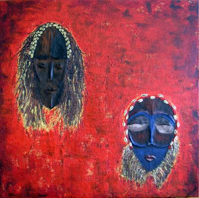 Afrikanische Masken - Marie-Therese Schmahl - Array auf Array - Array - Afrikanische Masken - Marie-Therese Schmahl - Array auf Array - Array -
