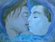 Küsse und Meeresschaum - Ulrike Fritz - Acryl auf Leinwand - Menschen-Harmonie-Liebe-Zuneigung - Gegenständlich Küsse und Meeresschaum - Ulrike Fritz - Acryl auf Leinwand - Menschen-Harmonie-Liebe-Zuneigung - Gegenständlich