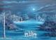 Wolfsnacht - Uwe Schiller - Ãl auf Leinwand - Winter - Realismus Wolfsnacht - Uwe Schiller - Ãl auf Leinwand - Winter - Realismus