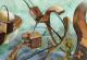 The leap - Stas Rosin - Illustration-Mischtechnik auf - - Surrealismus The leap - Stas Rosin - Illustration-Mischtechnik auf - - Surrealismus