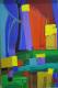 Abstrakte Farben - Michael Buch - Acryl auf Karton - - Abstrakt Abstrakte Farben - Michael Buch - Acryl auf Karton - - Abstrakt