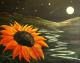 Sonnennacht - Conny Krakowski - Acryl auf Leinwand - Landschaft - Surrealismus Sonnennacht - Conny Krakowski - Acryl auf Leinwand - Landschaft - Surrealismus