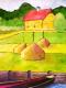 Spreewald - Jonas Jonasson - Acryl auf Papier - Landschaft - Klassisch Spreewald - Jonas Jonasson - Acryl auf Papier - Landschaft - Klassisch
