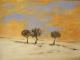Winter - Jonas Jonasson - Acryl auf Papier - Landschaft-Winter - Klassisch Winter - Jonas Jonasson - Acryl auf Papier - Landschaft-Winter - Klassisch