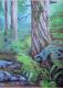 VL - Mikhail Ustaev - Acryl auf Leinwand - Bäume-Bach-Wald - Realismus VL - Mikhail Ustaev - Acryl auf Leinwand - Bäume-Bach-Wald - Realismus