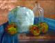 Blauw doekje - Geert Winkel - Acryl auf - Stillleben - Realismus Blauw doekje - Geert Winkel - Acryl auf - Stillleben - Realismus