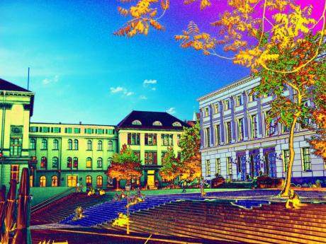 Die Treppe zum Universitätsplatz - Wolfgang Bergter - Array auf Array - Array - 