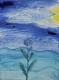 Die Nacht wird zum Tag - Sabine Behnke - Acryl auf Leinwand - Fantastisch-Blumen-Wasser - Impressionismus