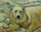 Eisbären - Hedi Glashauser - Ãl auf Leinwand - Wildtiere - Naturalismus Eisbären - Hedi Glashauser - Ãl auf Leinwand - Wildtiere - Naturalismus