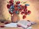 Naturmort mit Mohn - Eduard Kyrsanov - Acryl auf Leinwand - Stillleben - Naturmort mit Mohn - Eduard Kyrsanov - Acryl auf Leinwand - Stillleben -