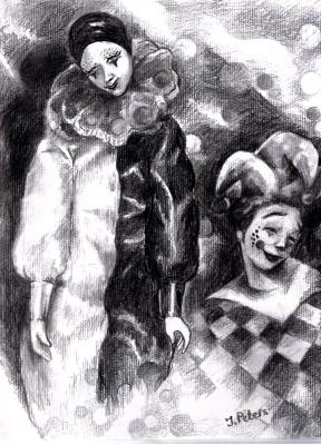 Pierrot und Harlekin - Julia Peters - Array auf Array - - Pierrot und Harlekin - Julia Peters - Array auf Array - -