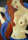 Zeus´sche Befruchtung - Annelie Jagenholz - auf Leinwand - Mystik - Zeus´sche Befruchtung - Annelie Jagenholz - auf Leinwand - Mystik -