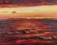 Rotes Abendmeer - Edda Felmy - Acryl auf Nessel - Meer-Abend-Sonnenuntergang - Rotes Abendmeer - Edda Felmy - Acryl auf Nessel - Meer-Abend-Sonnenuntergang -