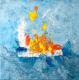 a funny trip of sea - Tina Mitterhuemer - Acryl-Kreide-Mischtechnik auf Leinwand - - Abstrakt a funny trip of sea - Tina Mitterhuemer - Acryl-Kreide-Mischtechnik auf Leinwand - - Abstrakt