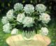 ---White Peony Bouquet - Gala Bogiel - Ãl auf Leinwand - Blumen - Gegenständlich-Realismus ---White Peony Bouquet - Gala Bogiel - Ãl auf Leinwand - Blumen - Gegenständlich-Realismus