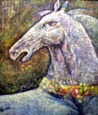 Weißes Pferd - Valeriya Levenzova - Array auf Array - Array - Array Weißes Pferd - Valeriya Levenzova - Array auf Array - Array - Array