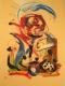 DENKFIGUREN: König FuÃball - Jürgen Tobegen - Acryl auf - - DENKFIGUREN: König FuÃball - Jürgen Tobegen - Acryl auf - -