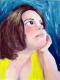 Andrea W - klaus Wagner - Acryl auf Leinwand - Frauen - Klassisch Andrea W - klaus Wagner - Acryl auf Leinwand - Frauen - Klassisch