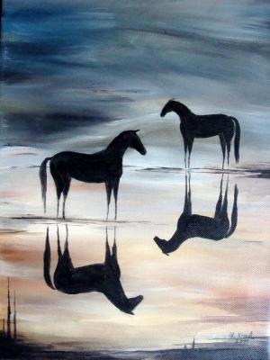 schattenpferde - Christine Krauß -  auf  - Array - 