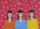 3 Irmäs - Carol Midlej - Acryl auf Leinwand - - Figuration-Naiv 3 Irmäs - Carol Midlej - Acryl auf Leinwand - - Figuration-Naiv
