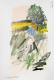 unwegsamer Abend - Roland - Rossner - Gouache auf Papier - - unwegsamer Abend - Roland - Rossner - Gouache auf Papier - -