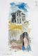 aus dem Schlaf gefallen - Roland - Rossner - Gouache auf Papier - - aus dem Schlaf gefallen - Roland - Rossner - Gouache auf Papier - -