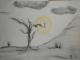 Baum im Winter - Eva Kriedel - Aquarell auf Papier - Abstrakt-Landschaft-Winter - Abstrakt Baum im Winter - Eva Kriedel - Aquarell auf Papier - Abstrakt-Landschaft-Winter - Abstrakt