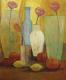 Pfingstenrosen und Zitronen - Michael Buch - auf Leinwand - Stillleben - Pfingstenrosen und Zitronen - Michael Buch - auf Leinwand - Stillleben -