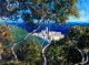 Bordighera - Daniel Wimmer - Ãl auf Leinwand - Küste-Himmel-Meer-Wald-Wolken-Harmonie-Sehnsucht-Sommer- - Impressionismus-Realismus Bordighera - Daniel Wimmer - Ãl auf Leinwand - Küste-Himmel-Meer-Wald-Wolken-Harmonie-Sehnsucht-Sommer- - Impressionismus-Realismus