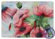 Mohn - Angelika Hiller - Aquarell auf Karton - Natur - Mohn - Angelika Hiller - Aquarell auf Karton - Natur -