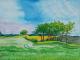 Landschaft mit Rabsfeld - Egon Rathke - Aquarell auf - Landschaft - Realismus Landschaft mit Rabsfeld - Egon Rathke - Aquarell auf - Landschaft - Realismus