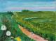 Landschaft mit Weg - Egon Rathke - Aquarell auf - Botanik-Küste - Landschaft mit Weg - Egon Rathke - Aquarell auf - Botanik-Küste -