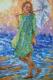 Spaziergang am Meer--- - Sabine Lorenz - Ãl auf Leinwand - Menschen - Spaziergang am Meer--- - Sabine Lorenz - Ãl auf Leinwand - Menschen -