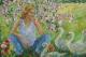Im Frühling - Sabine Lorenz - Ãl auf Leinwand - Menschen - Figuration-Impressionismus Im Frühling - Sabine Lorenz - Ãl auf Leinwand - Menschen - Figuration-Impressionismus