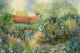 Ein Sommertag--- - Sabine Lorenz - Ãl auf Leinwand - Bäume-Mohn-Rosen - Impressionismus Ein Sommertag--- - Sabine Lorenz - Ãl auf Leinwand - Bäume-Mohn-Rosen - Impressionismus