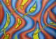 Verbindung - Asta Lessmann - Acryl-Airbrush auf Papier - - Abstrakt Verbindung - Asta Lessmann - Acryl-Airbrush auf Papier - - Abstrakt