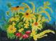 Herbstblumen mit Hagebutten - Egon Rathke - Aquarell auf - Rosen-Küste-Meer - Herbstblumen mit Hagebutten - Egon Rathke - Aquarell auf - Rosen-Küste-Meer -