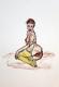 Zeichnung Nude 09 (Aquarellpapier, Tusche, 24x34) - Wolfgang Bretschneider - Bleistift-Farbstift-Tinte-Tusche auf Papier - Akt - Naiv-Naturalismus-Realismus Zeichnung Nude 09 (Aquarellpapier, Tusche, 24x34) - Wolfgang Bretschneider - Bleistift-Farbstift-Tinte-Tusche auf Papier - Akt - Naiv-Naturalismus-Realismus