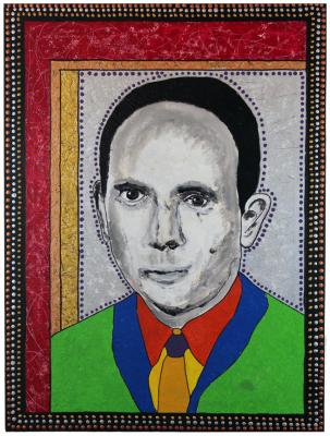 Portrait Herr J. (Acryl ond Canvas; 36x48) - Wolfgang Bretschneider - Array auf Array - Array - Portrait Herr J. (Acryl ond Canvas; 36x48) - Wolfgang Bretschneider - Array auf Array - Array -