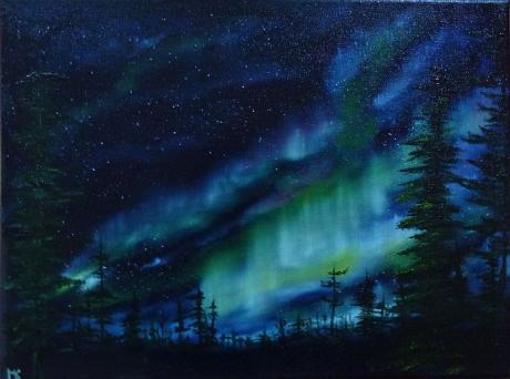 ---Nordlicht in klein - Marianne Koroll - Array auf Array - Array - Array