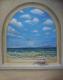 Aussicht-Meer - Theo Todorov - Ãl auf Leinwand - Meer - Fotorealismus Aussicht-Meer - Theo Todorov - Ãl auf Leinwand - Meer - Fotorealismus